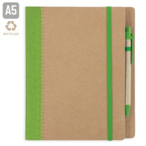 CUADERNO A5 CARTON RECICLADO DIPA