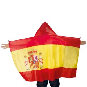 PONCHO BANDERA ESPAÑOLA FESTEJO